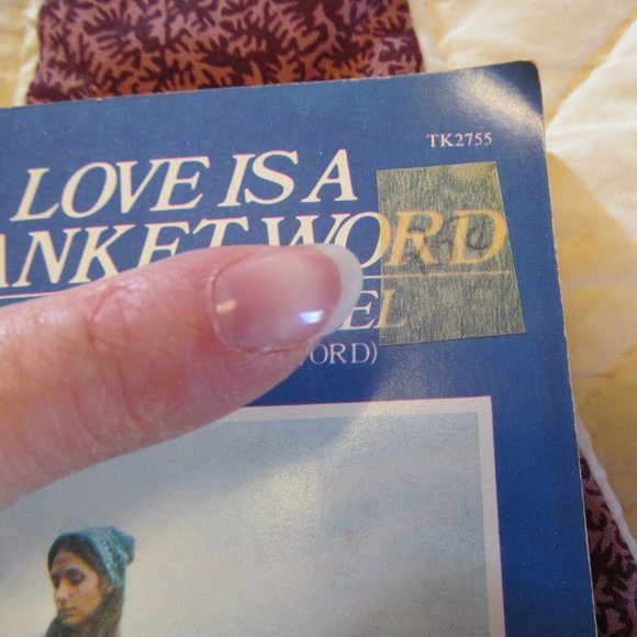 Vintage 1976 Book ~ Love Is A Blanket Word ~ by Honor Arundel - Picture 10 of 10